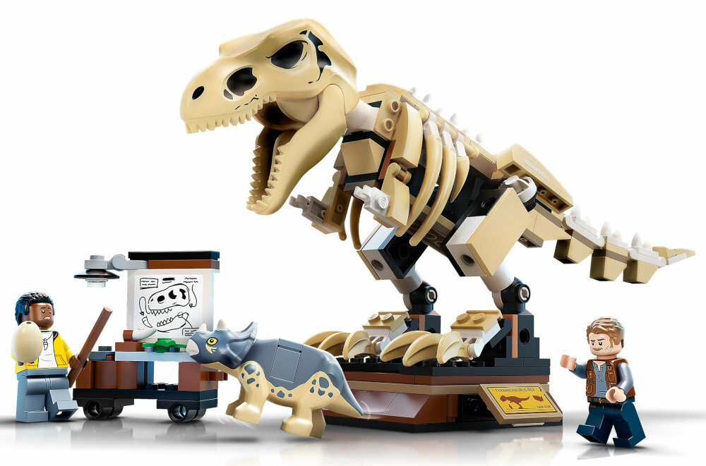 LEGO Jurassic World Wystawa skamienialosci tyranozaura 76940 wyposazenie akcesoria komplet zestaw