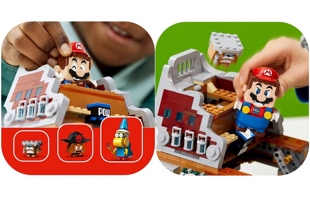 LEGO Super Mario Sterowiec Bowsera zestaw dodatkowy 71391 Kultowi przeciwnicy