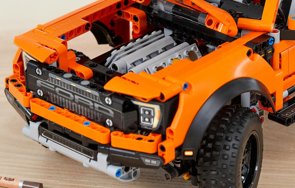LEGO Technic Ford F-150 Raptor 42126 bezpieczne spelniaja surowe swiatowe standardy bezpieczenstwa