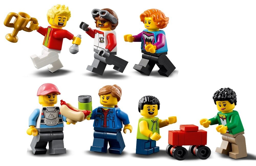 LEGO City Arena pokazów kaskaderskich 60295 Minifigurki w zestawie