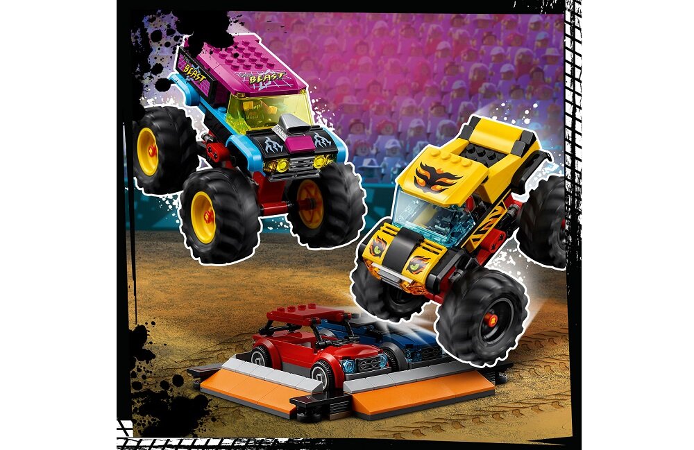 LEGO City Arena pokazów kaskaderskich 60295 Zabawa napędzana wyobraźnią