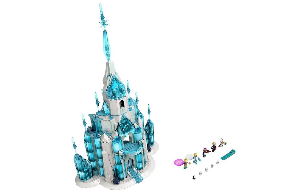 LEGO Disney Princess Lodowy zamek 43197 Niezapomniane budowanie modelu z Krainy lodu