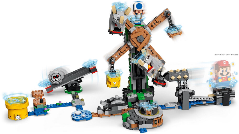 LEGO Super Mario Walka z Reznorami - zestaw dodatkowy 71390 klocki LEGO wysoka jakość wykonania poddawane specjalistycznym testom wytrzymałościowym solidnie przebadane spełniają najwyższe standardy bezp4