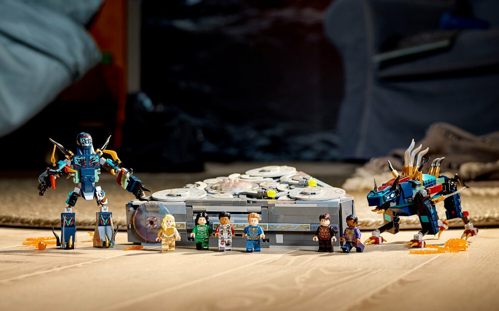 LEGO Marvel Eternals - Domo powstaje 76156 kreatywna zabawa rozmiary