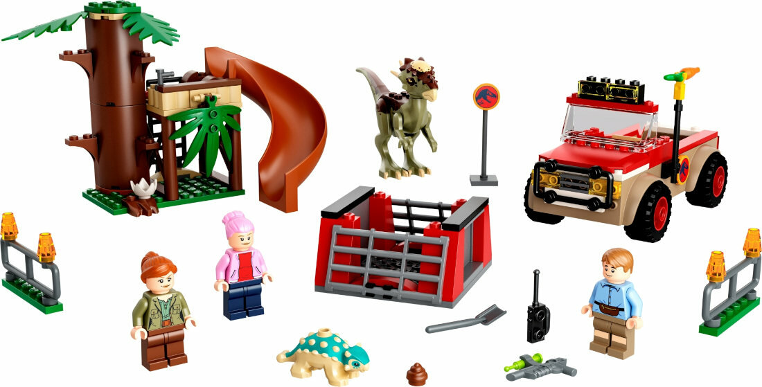LEGO Jurassic World Ucieczka stygimolocha 76939 doskonaly zestaw na poczatek trzy minifigurki zestaw akcesoriow
