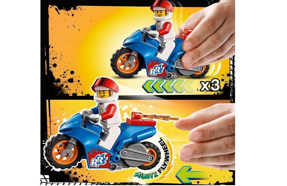 LEGO City Rakietowy motocykl kaskaderski 60298 Odjazdowy pojazd