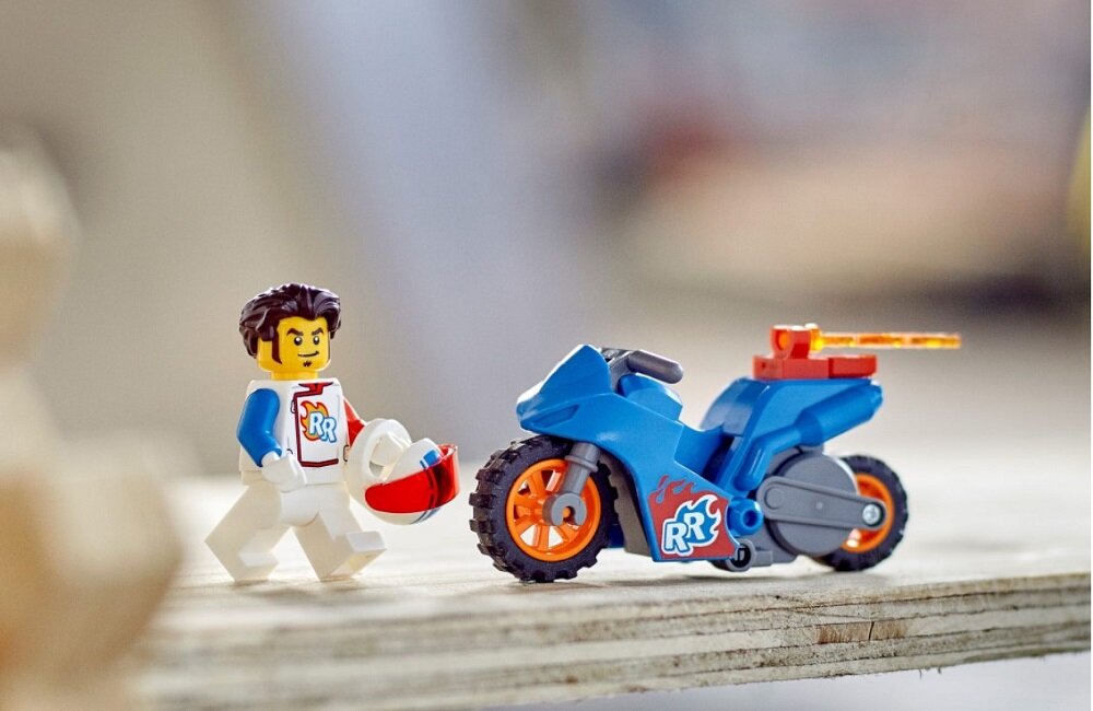 LEGO City Rakietowy motocykl kaskaderski 60298 Wysoka jakość i bezpieczeństwo