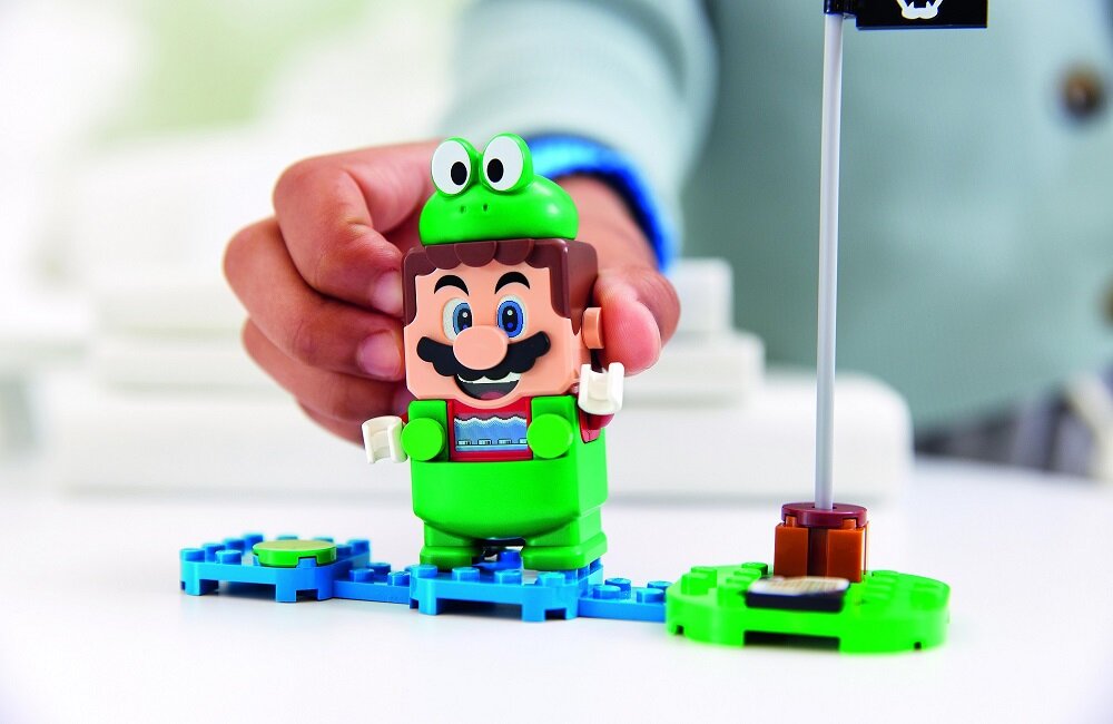 LEGO Super Mario Mario żaba ulepszenie 71392 Nieskończone możliwości powiększania przerabiania i tworzenia własnych unikatowych poziomów