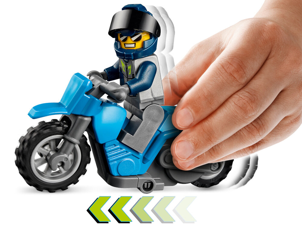 Klocki LEGO Konkurs kaskaderski 60299 sprzyja koncentracji skupieniu uwagi na realizacji istotnego zadania wspiera kreatywne myślenie koordynację wzrokowo-ruchową rozwija zdolności manualne podkręca wyobraźnię