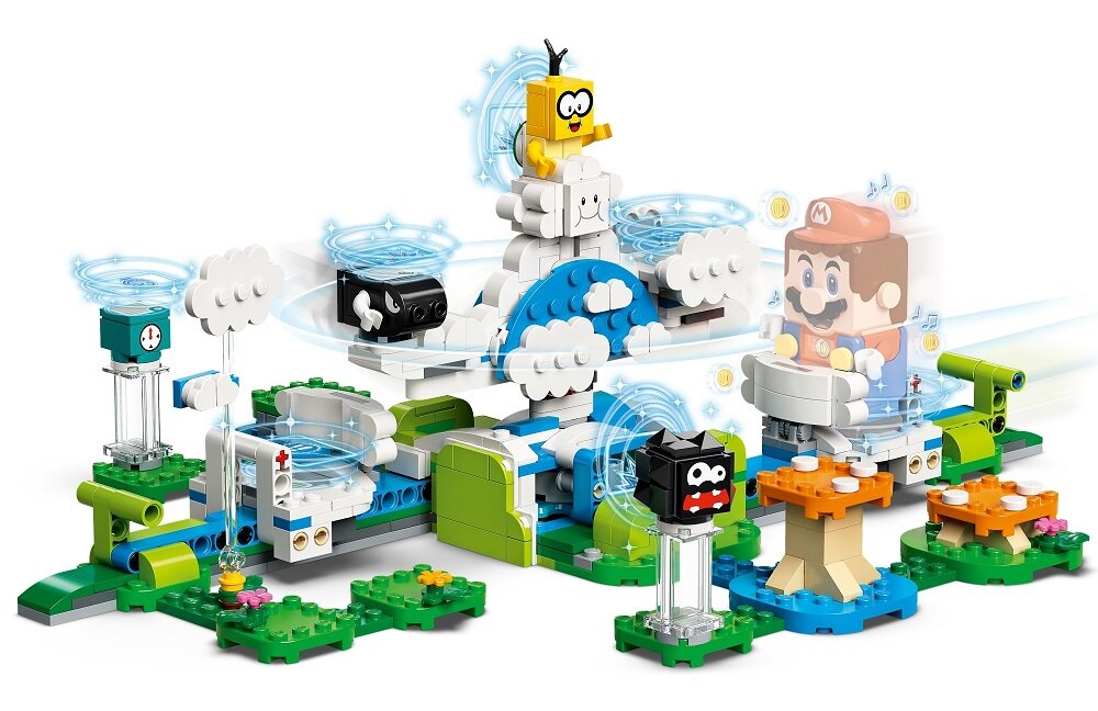 LEGO Super Mario Podniebny Świat Lakitu zestaw dodatkowy 71389 Poznaj świat Mario
