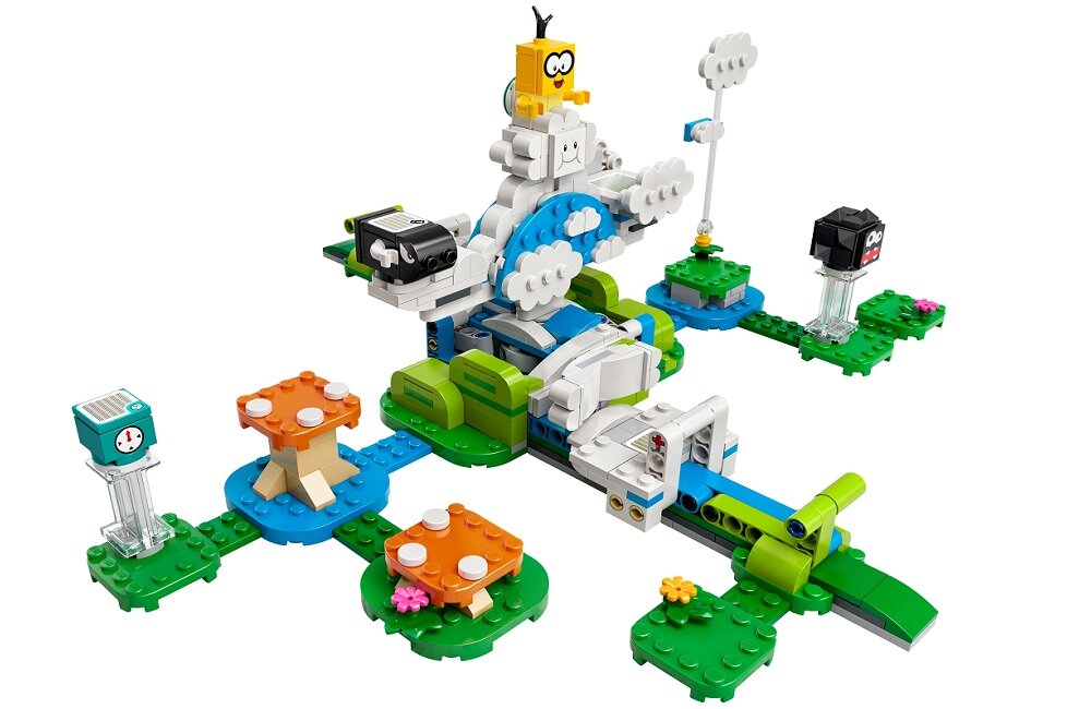 LEGO Super Mario Podniebny Świat Lakitu zestaw dodatkowy 71389 Pokaźny zestaw 4847 elementów