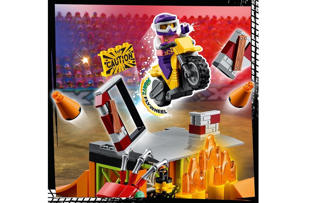 LEGO City Park kaskaderski 60293 Zabawa napędzana wyobraźnią