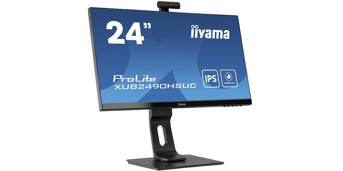 Monitor IIYAMA ProLite XUB2490HSUC-B1 24 1920x1080px IPS 4 ms Matryca IPS zapewnia dokładne odwzorowanie kolorów przy szerokich kątach widzenia Dla wymagających użytkowników poszukujących wysokiej jakości