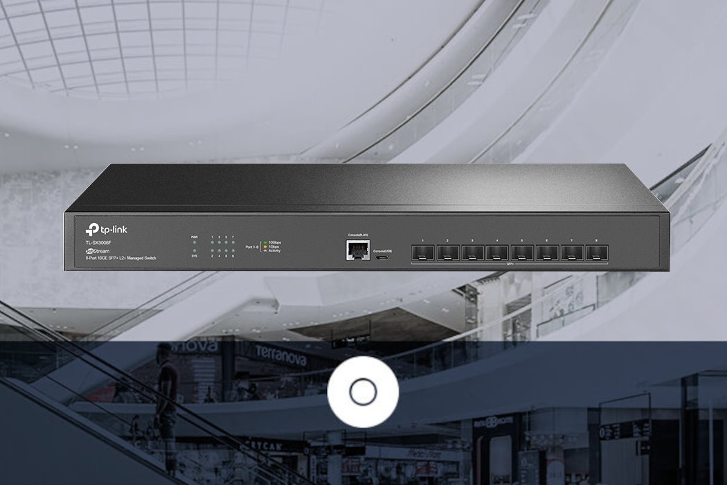 Switch TP-LINK JetStream TL-SX3008F bezproblemowa łączność skalowalna sieć omda