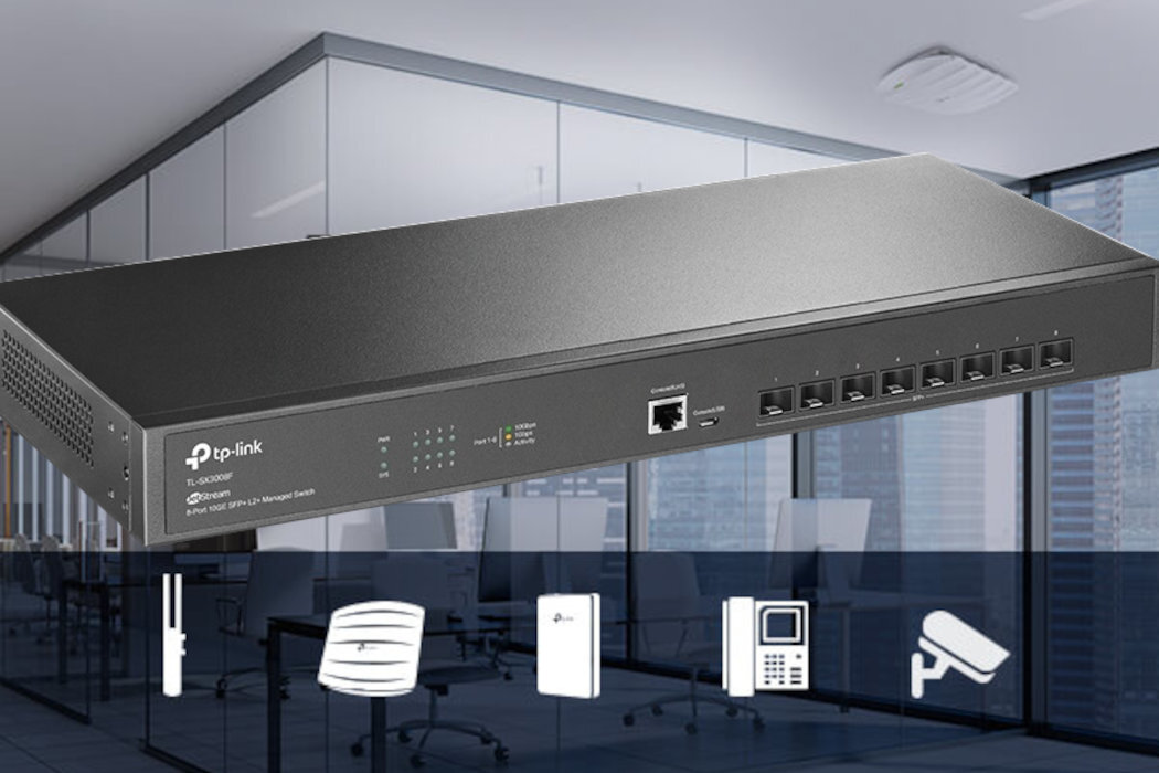 Switch TP-LINK JetStream TL-SX3008F zarządzanie L2 L3