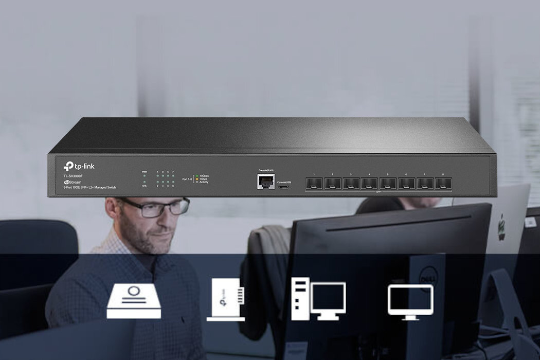 Switch TP-LINK JetStream TL-SX3008F bezpieczeństwo ochrona ACL IP-MAC-Port Binding Port Guard Storm Control DHCP Snooping