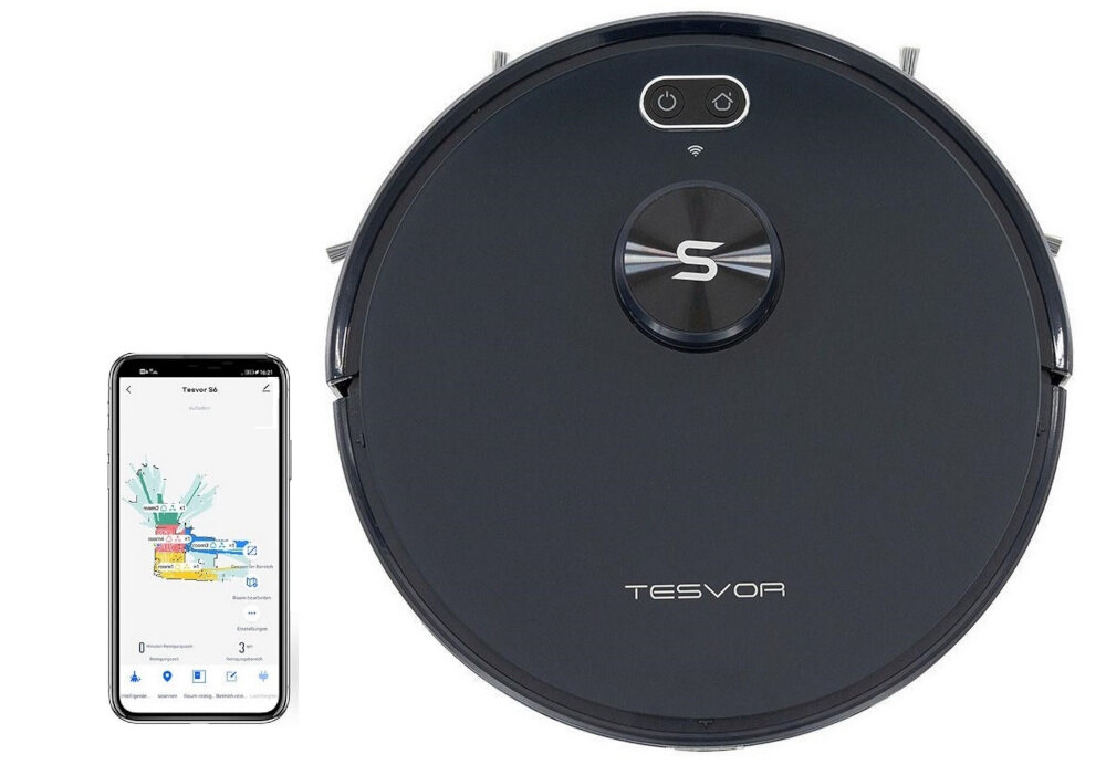 Robot sprzatajacy TESVOR S6 Aplikacja mobilna