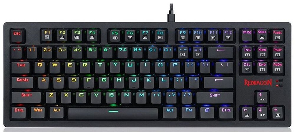 Klawiatura REDRAGON K598-KNS - tryby podswietlenia  