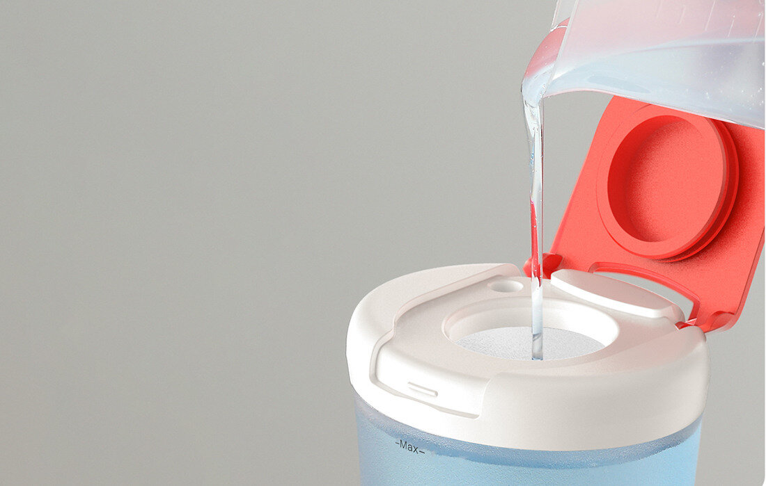 Dozownik do mydla DEERMA XS100 Bialy komfortowe uzytkowanie korzystanie dla roznego rodzaju plynow