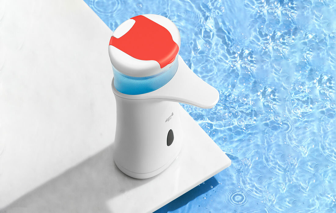 Dozownik do mydla DEERMA XS100 Bialy bezpieczny sprawdzi sie wszedznie zasilany na baterie