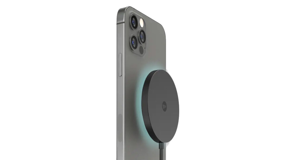 Ładowarka indukcyjna MOPHIE Snap+ Wireless Charging Pad MagSafe 15W Czarny grubość