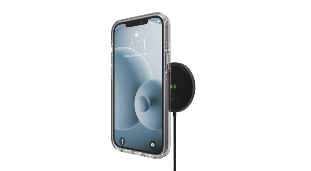 Ładowarka indukcyjna MOPHIE Snap+ Wireless Charging Pad MagSafe 15W Czarny wyższy poziom wygody matryca smukłość