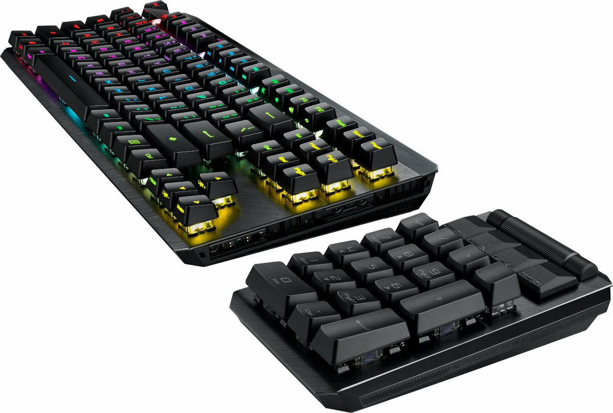 Klawiatura-ASUS-Rog-Claymore podpinanie-numerycznej