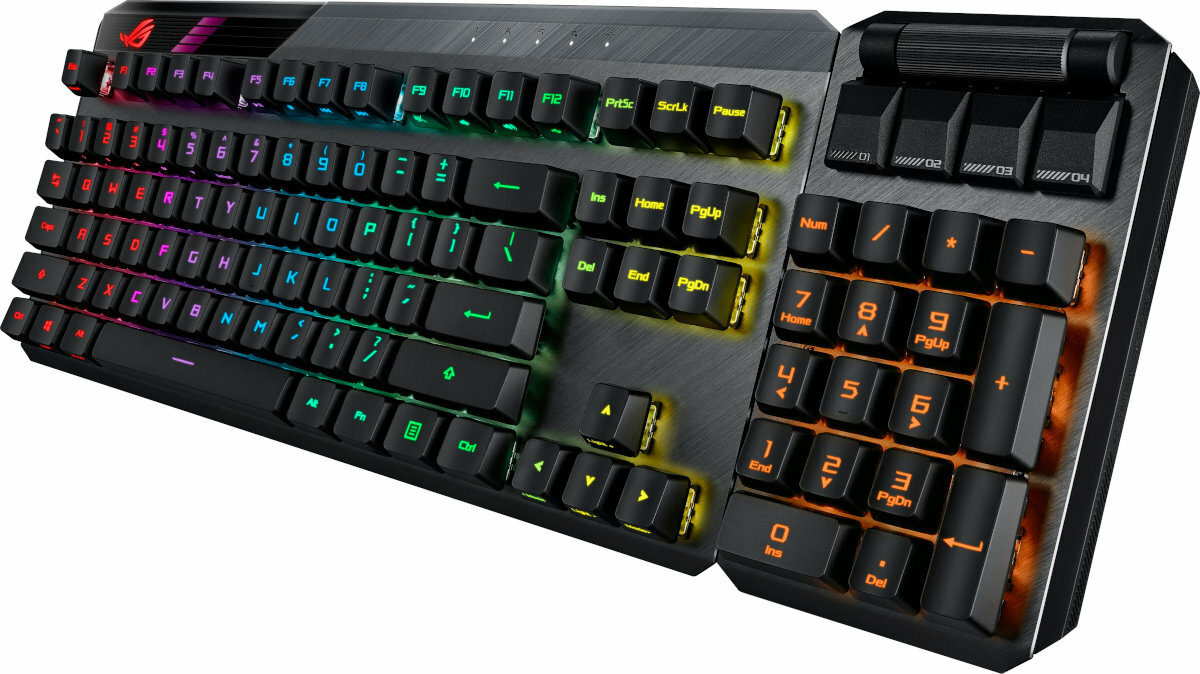 Klawiatura-ASUS-Rog-Claymore skos bez podporki