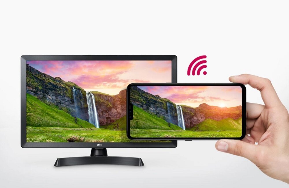 Monitor LG 24TN510S-PZ 23.6 1366x768px Rozwiązanie bezprzewodowe