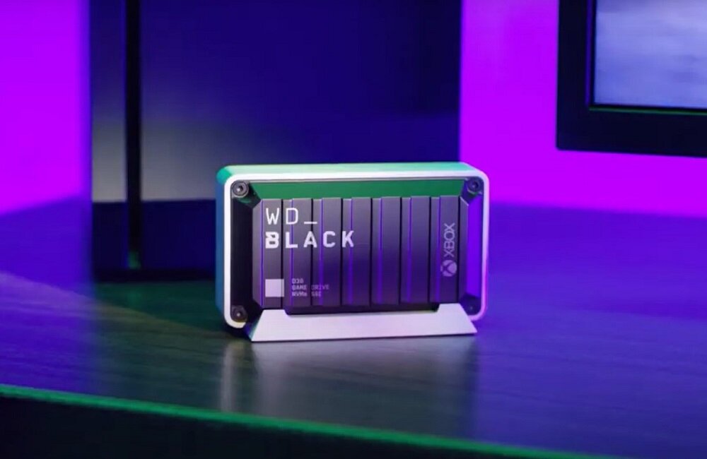 Dysk WD Black D30 Game Drive SSD Xbox Designerskie dopasowanie