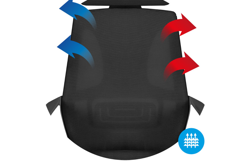 Fotel MARKADLER Manager 2.8 technologia air mesh tkanina cyrkulacja powietrza