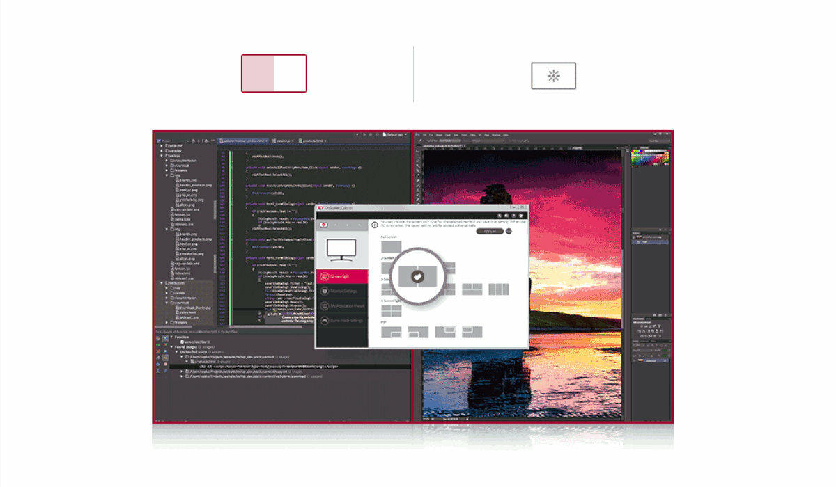 LG 24MP60G-B woda