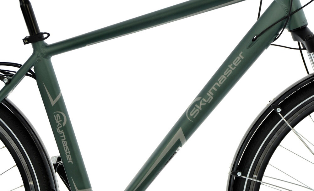 Rower elektryczny SKYMASTER Energy R1 M20 28 cali męski Zielony rama aluminiowa 20 cali lekka odporna na korozję i uszkodzenia mechaniczne