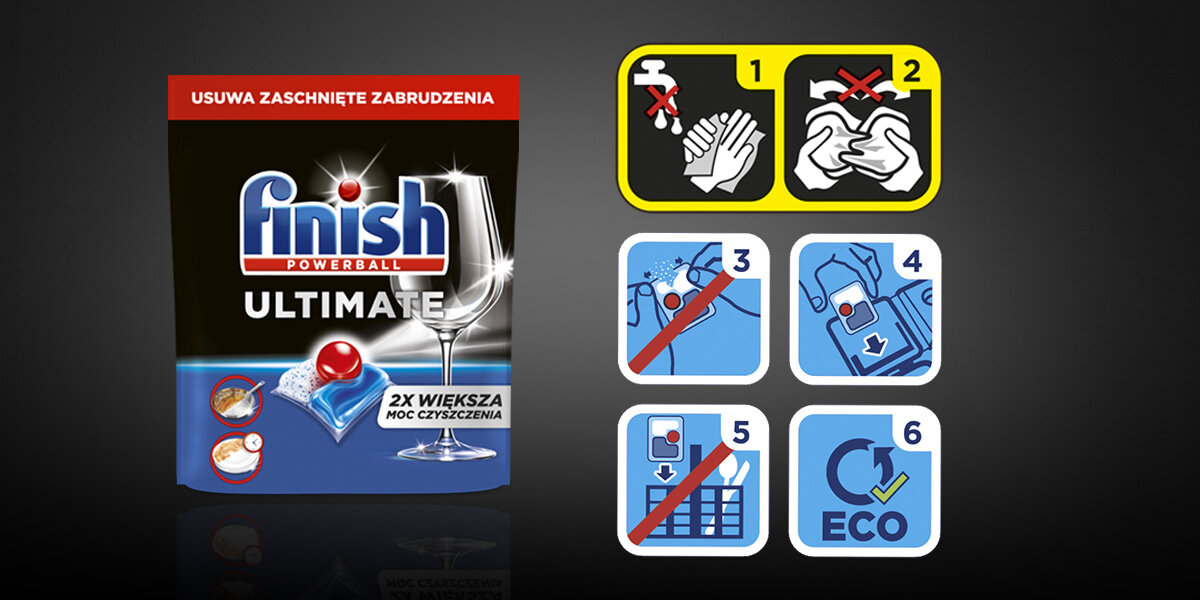Kapsułki do zmywarek FINISH Powerball Ulimate All in 1