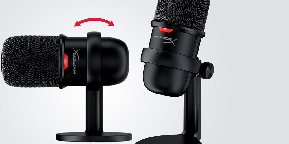 Mikrofon HYPERX Solocast - kat nachylenia