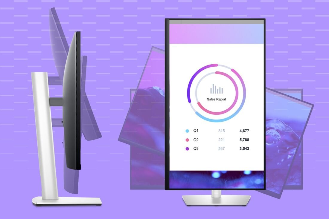 Monitor DELL UltraSharp U2422HE - Komfortowa regulacja