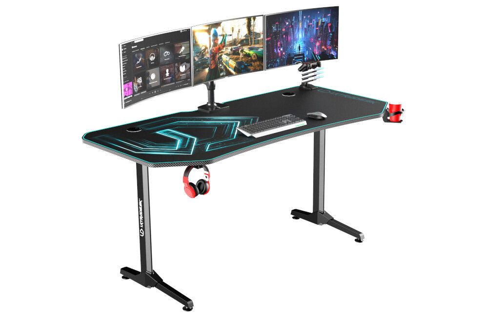 Biurko ULTRADESK Frag XXL dla graczy wytrzymałość