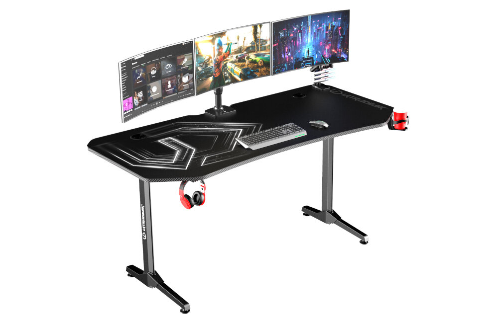 Biurko ULTRADESK Frag XXL dla graczy wytrzymałość