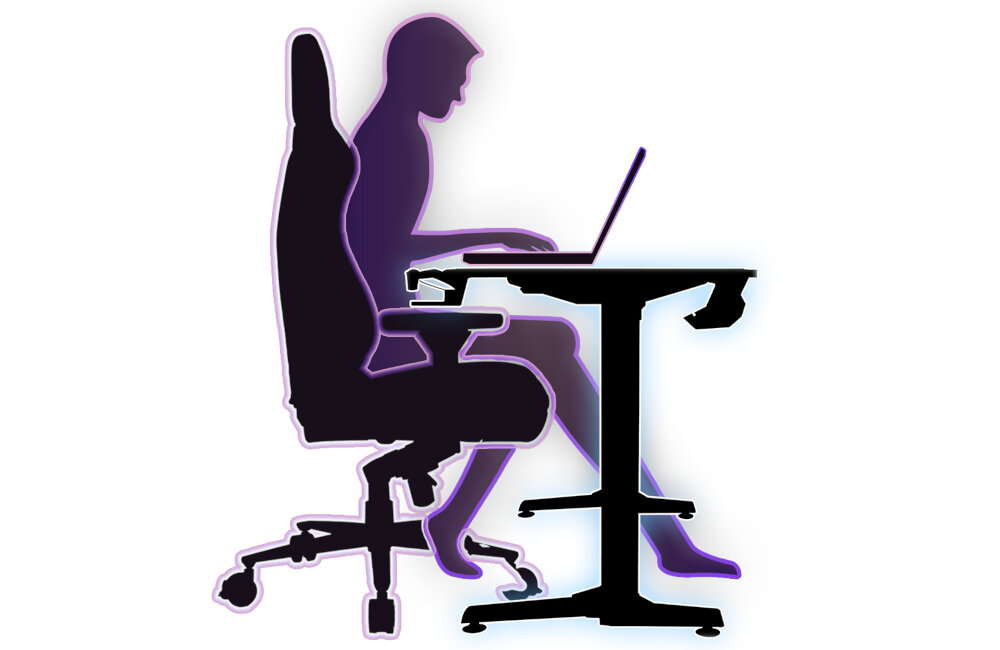 Biurko ULTRADESK Frag XXL brak dolnej belki poprzecznej