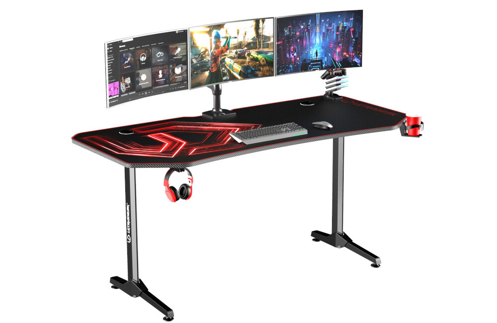 Biurko ULTRADESK Frag XXL dla graczy wytrzymałość