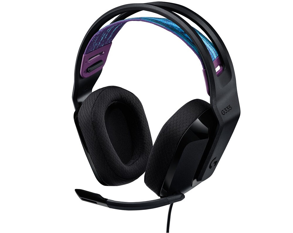 Słuchawki LOGITECH G335 Czarne - konstrukcja sluchawek