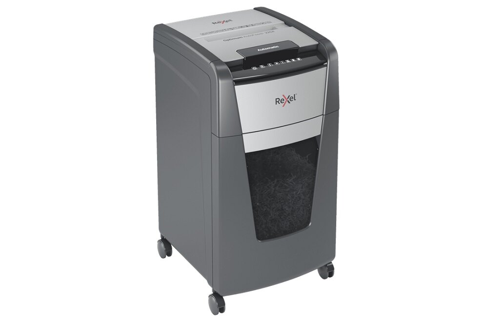 Niszczarka REXEL Optimum AutoFeed 225X - wygląd ogólny opis niszczarka