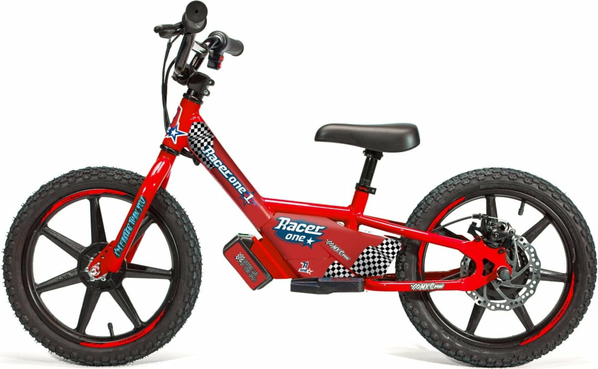 Rower elektryczny RACERONE R1 Go U12 16 cali Czerwony dane techniczne