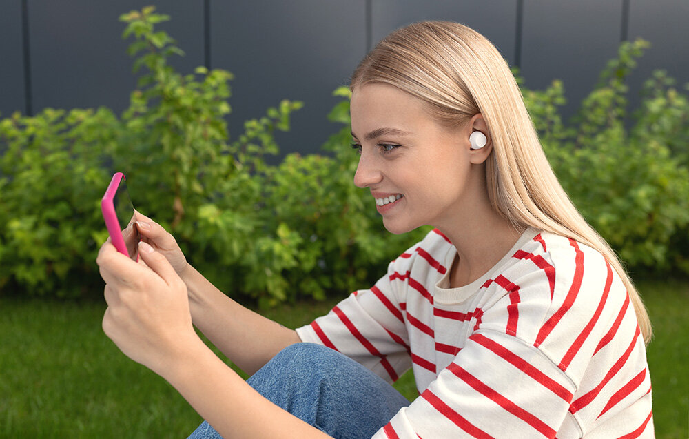 Słuchawki dokanałowe EDIFIER TWS X3 Biały dostosowany do potrzeb