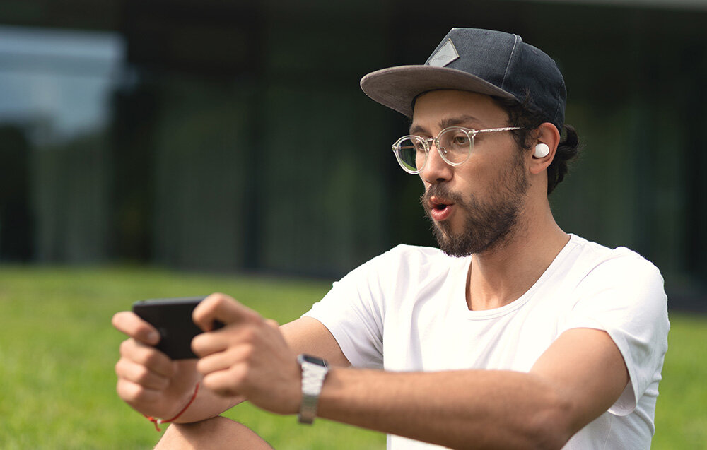 Słuchawki dokanałowe EDIFIER TWS X3 Biały pełna kontrola muzyka połączenia telefoniczne