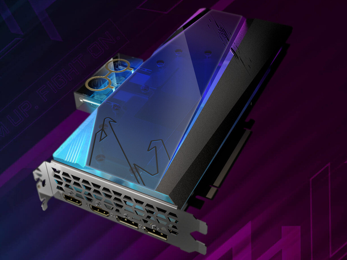 Karta graficzna GIGABYTE Aorus Radeon RX 6900 XT Xtreme WaterForce WB 16GB chłodzenie wodne temperatura