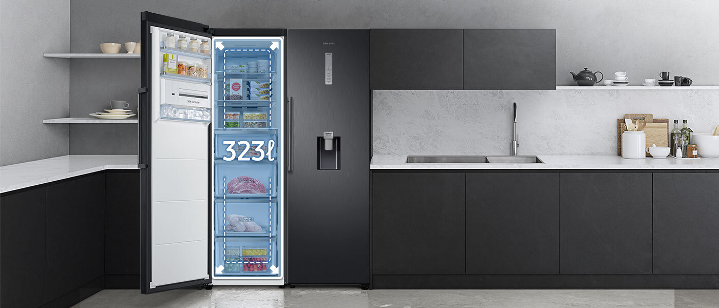 więcej miejsca na produkty