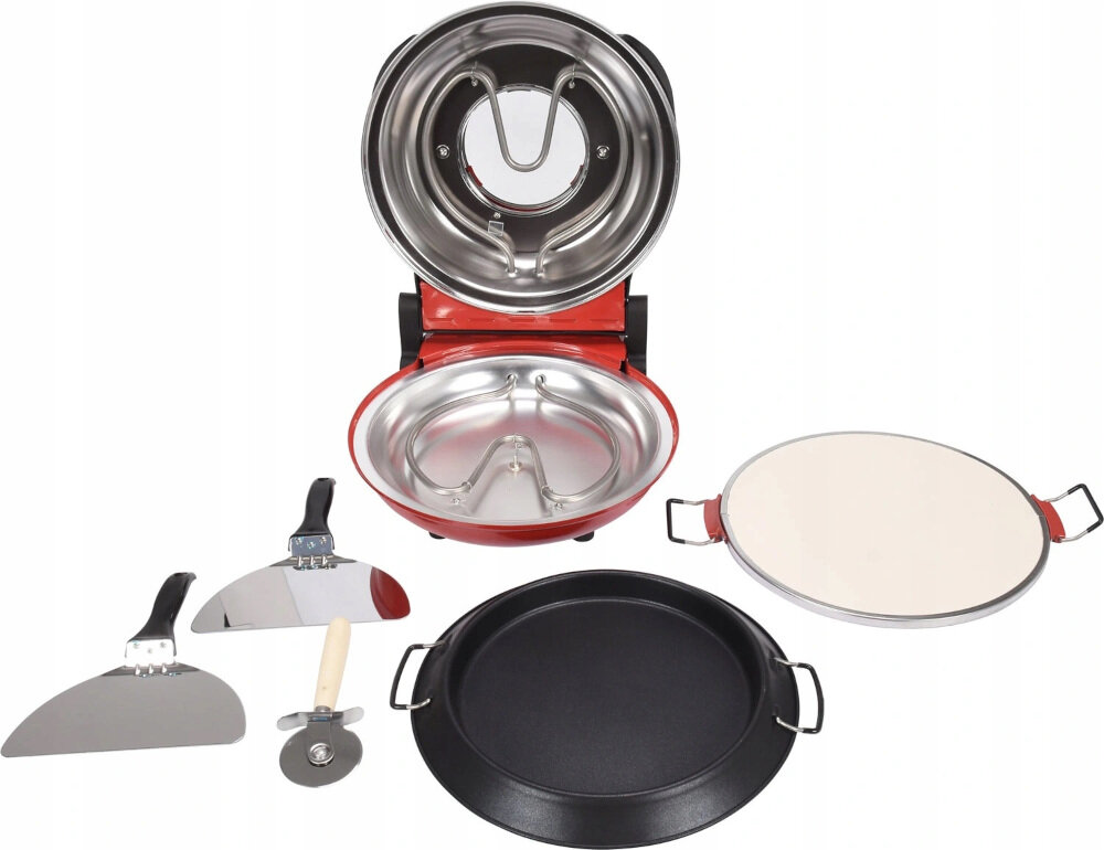 Piec do pizzy LUND 67480 1200W średnica 32 cm zestaw akcesoria komplet wyposazenie