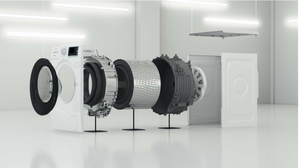 Pralka WHIRLPOOL W6W045WBEE cicha praca silnik ZEN