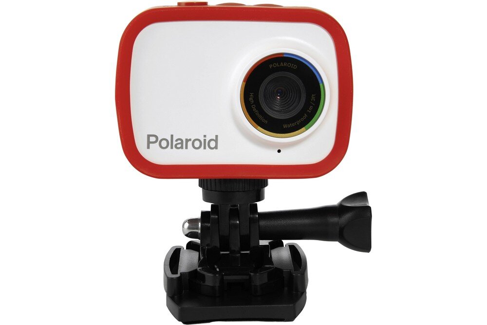 Kamera sportowa POLAROID iD757 sport montaż nagrywanie stabilizacja montaż edycja filtry ostrość śledzenie tryby bateria akumulator zasilanie ładowanie rozdzielczość filmy obudowa odporność wielkość łączność sterowanie